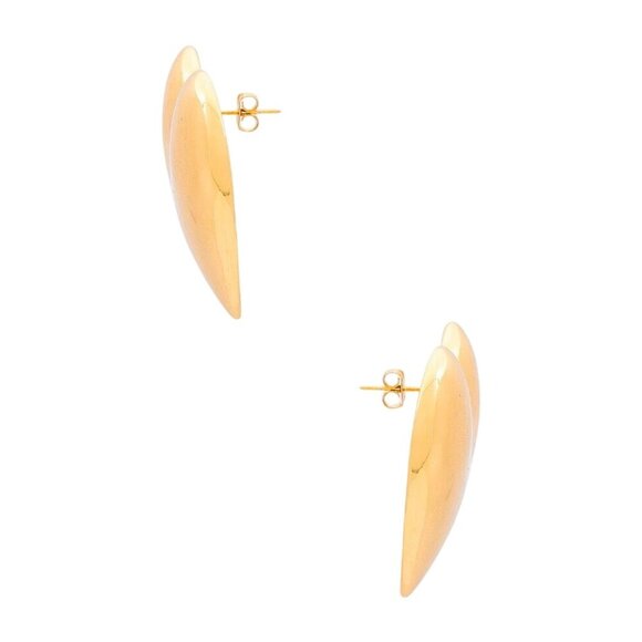 Heaven Mayhem Amour Earrings in Gold New Womens Heart Jewelry - Picture 2 of 11